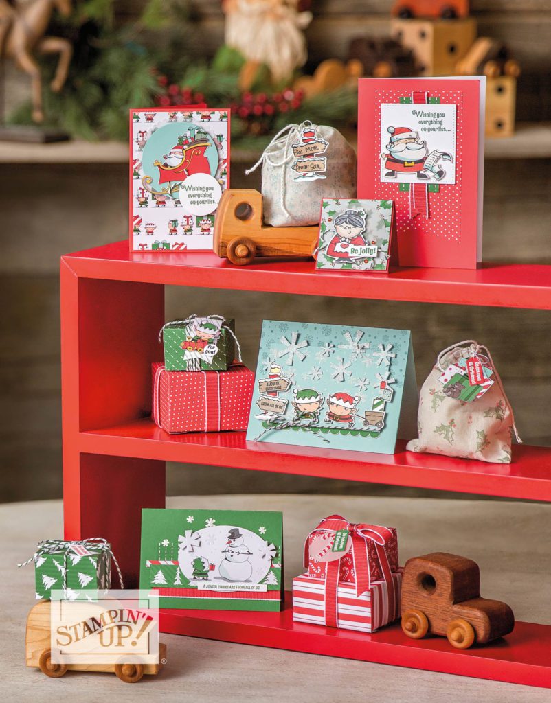 #leighsasloft #stampinup #signsofsanta