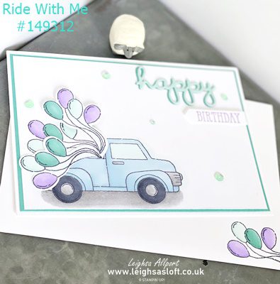 happy borthday card male cards balloons ride with me #leighsasloft #stampinup