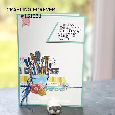 crafting forever crafty greetings cards cards for crafters do something creative every day #leighsaloft #stampinup