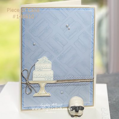 wedding card vellum vintage shabby chic piece of cake seaside spray and natural