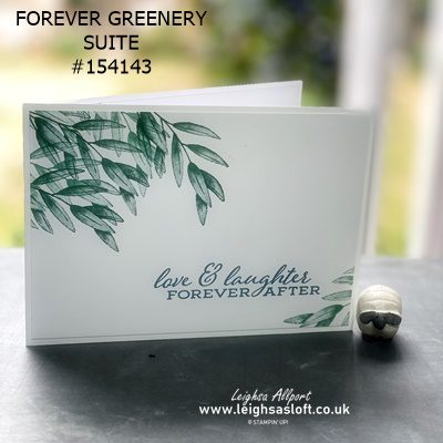 Forever fern stamp set #simplestamping shaded spruce beginner crafter card