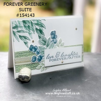 Forever fern avid crafter card