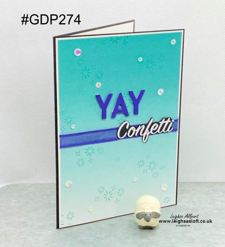 Global Design Project #GDP274 Yay Confetti Card