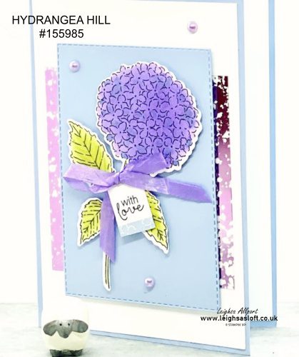 Hydrangea Hill With Love Card