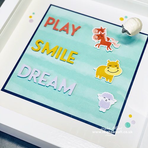 Fun Kids Box Frame, Play Smile Dream, Home Decor 