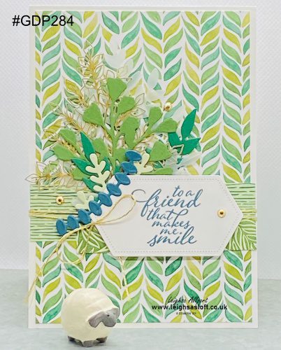 To a friend that makes me smile card using Forever Greenery and Forever Fern