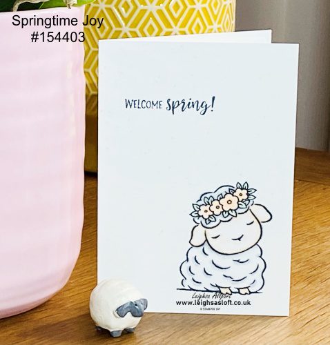 Basic Easter card using Springtime Joy