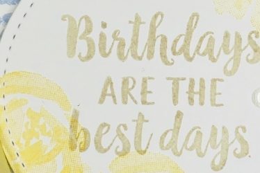 Simple Stamping Birthday Card