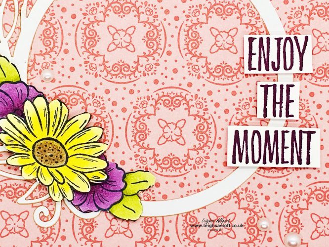 Enjoy The Moment Square Card for #GDP286