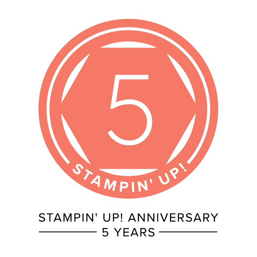 Stampin' Up! 5 year anniversary pin