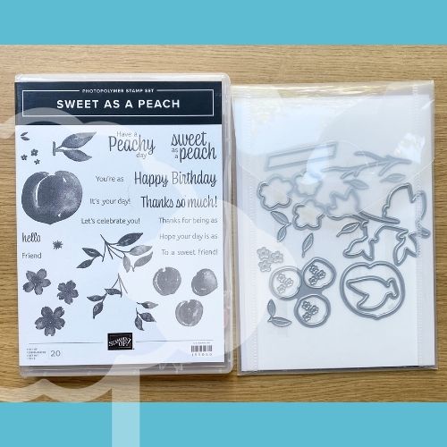 Sweet As A Peach Stamp Set Die Bundle Leighsa s Loft