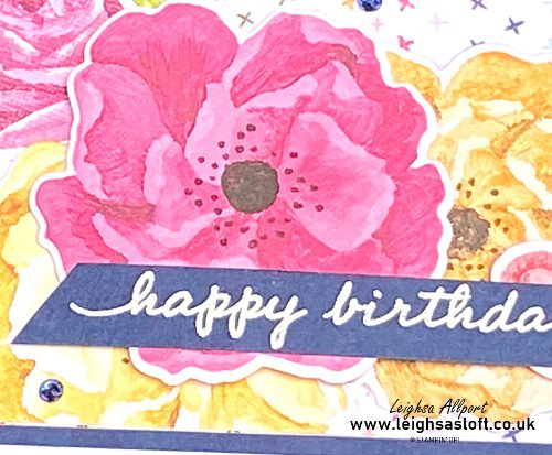Floral Happy Birthday Card Made Easy