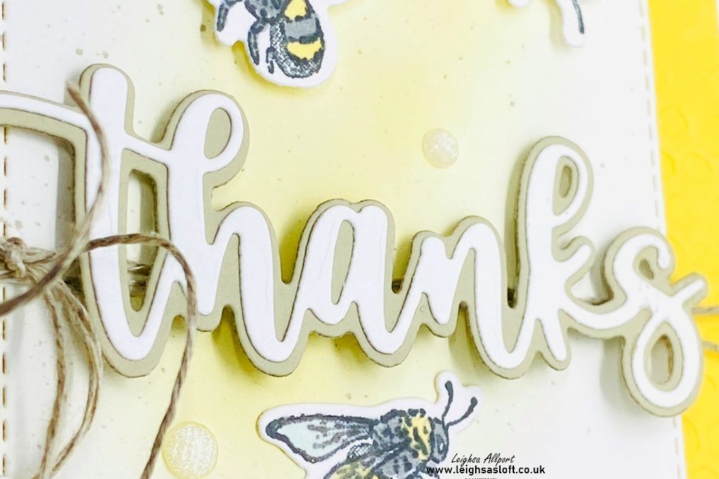 Honeybee Thank You Card for #GDP346