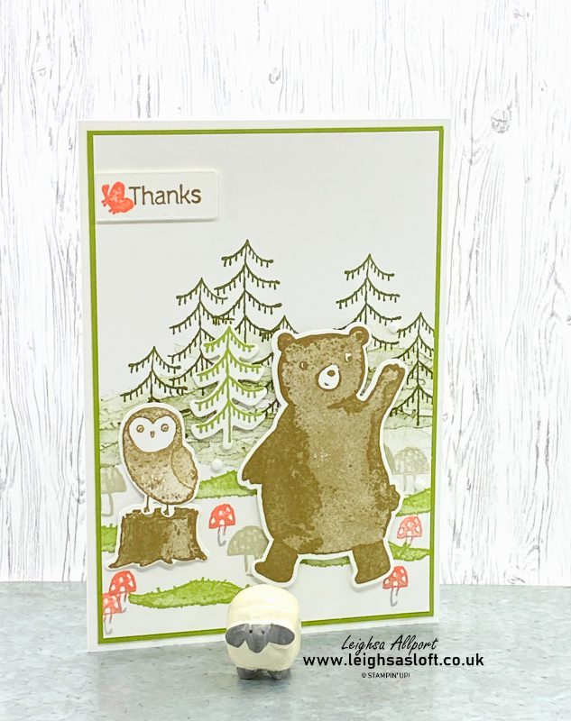 Happy Forest Friends Thanks card