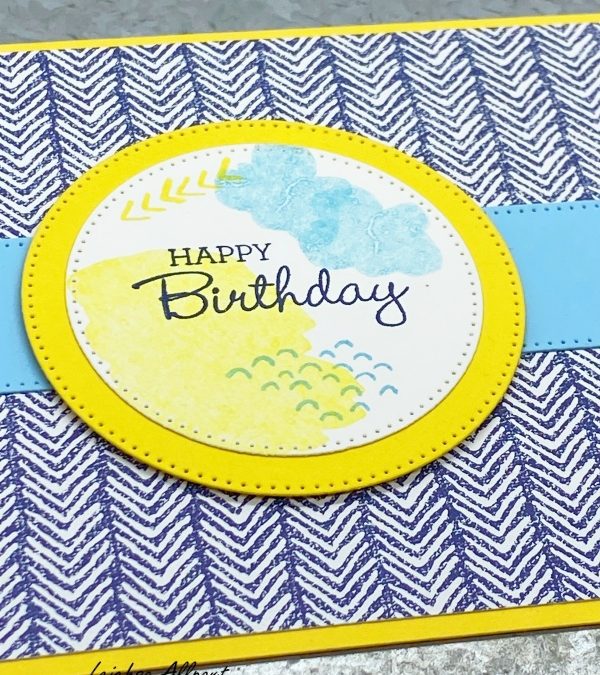 A Simple Masculine Birthday Card for T4S Blog Hop