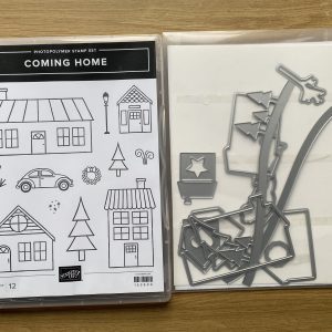 Coming home stamp set & home together dies