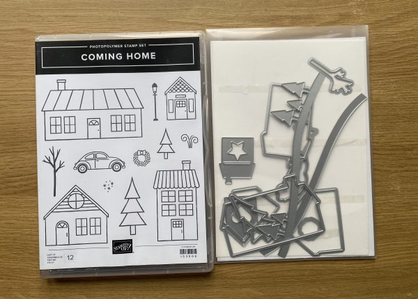 Coming home stamp set & home together dies