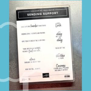Sending Support stamp set