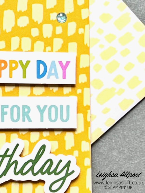 No Image, Just Words birthday card, using the Mix & Match Ephemera packs