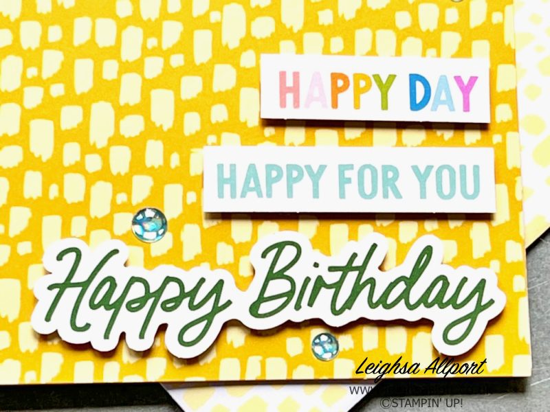 No Image, Just Words birthday card, using the Mix & Match Ephemera packs