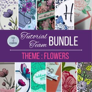 Tech 4 Stampers Tutorial Team Bundle June 24 - Flowers