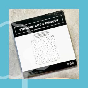 Raindrops Embossing Folder