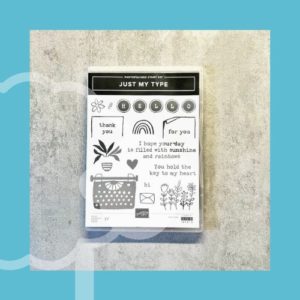 Just My Type Photopolymer Stamp Set