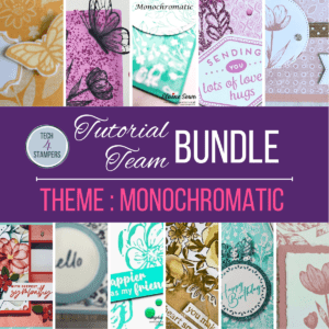 Tech 4 Stampers Tutorial Bundle July '24 - Monochromatic