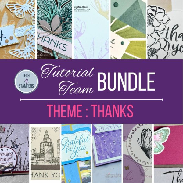 Card Tutorial Bundle - Thanks