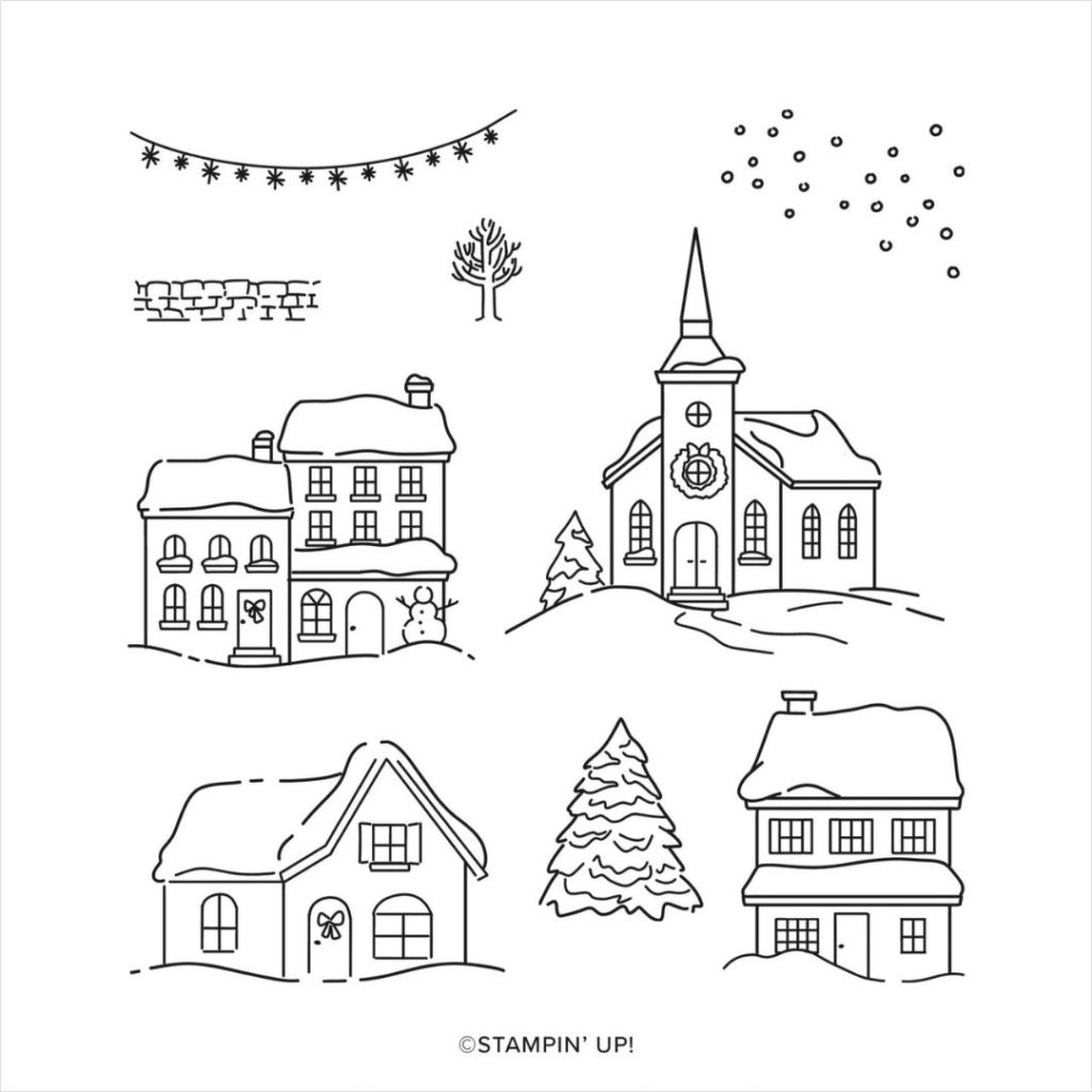 Yuletide Village Stamp Set