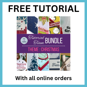 Free Tutorial Bundle with al online orders.  Christmas