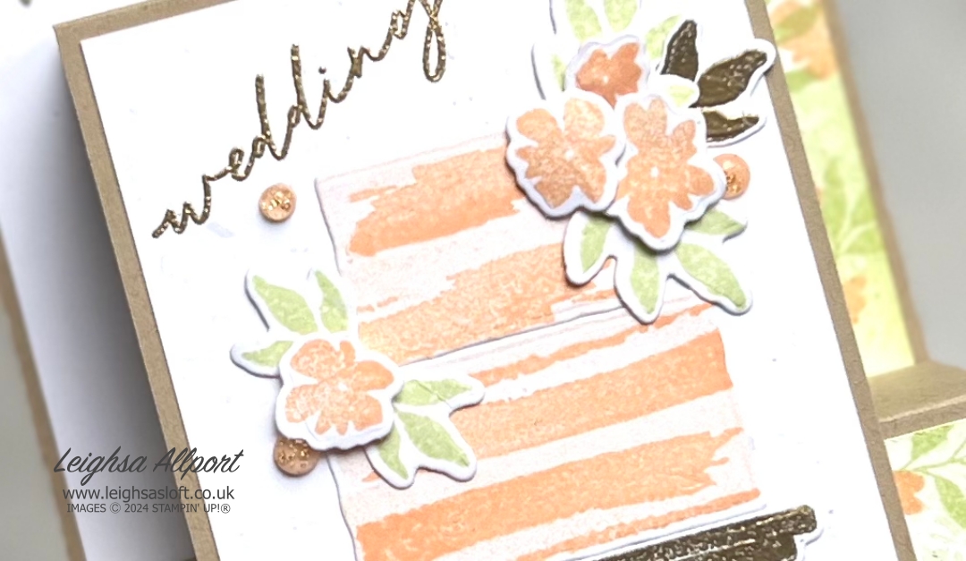 How To Create A Quick & Easy Fancy Fold Wedding Card.