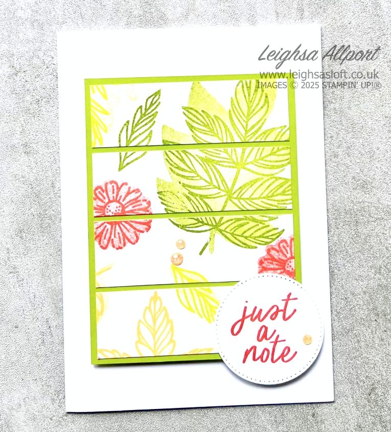 T4S February Blog Hop - Springtime One Sheet wonder Using a Natural Botanicals stamp set to create a one sheet wonder.