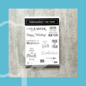 THROUGHOUT THE YEAR STAMP SET