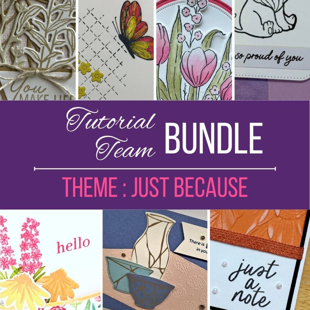 Tech 4 Stampers Tutorial Team Bundle July 2025 - Just Because