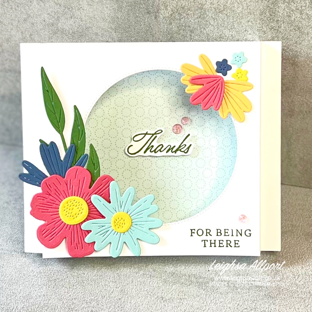 Easy Shadow Box Card using the Floral Impressions Suite.