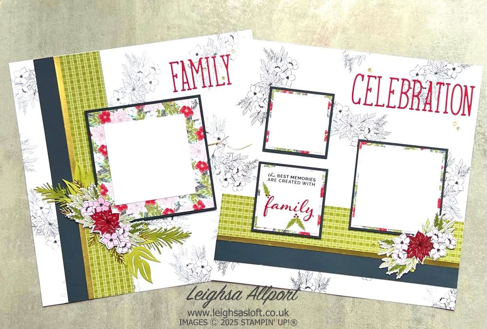 Celebrate Your Family With A Scrapbook Spread.