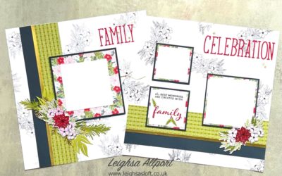 Celebrate Your Family With A Scrapbook Spread.