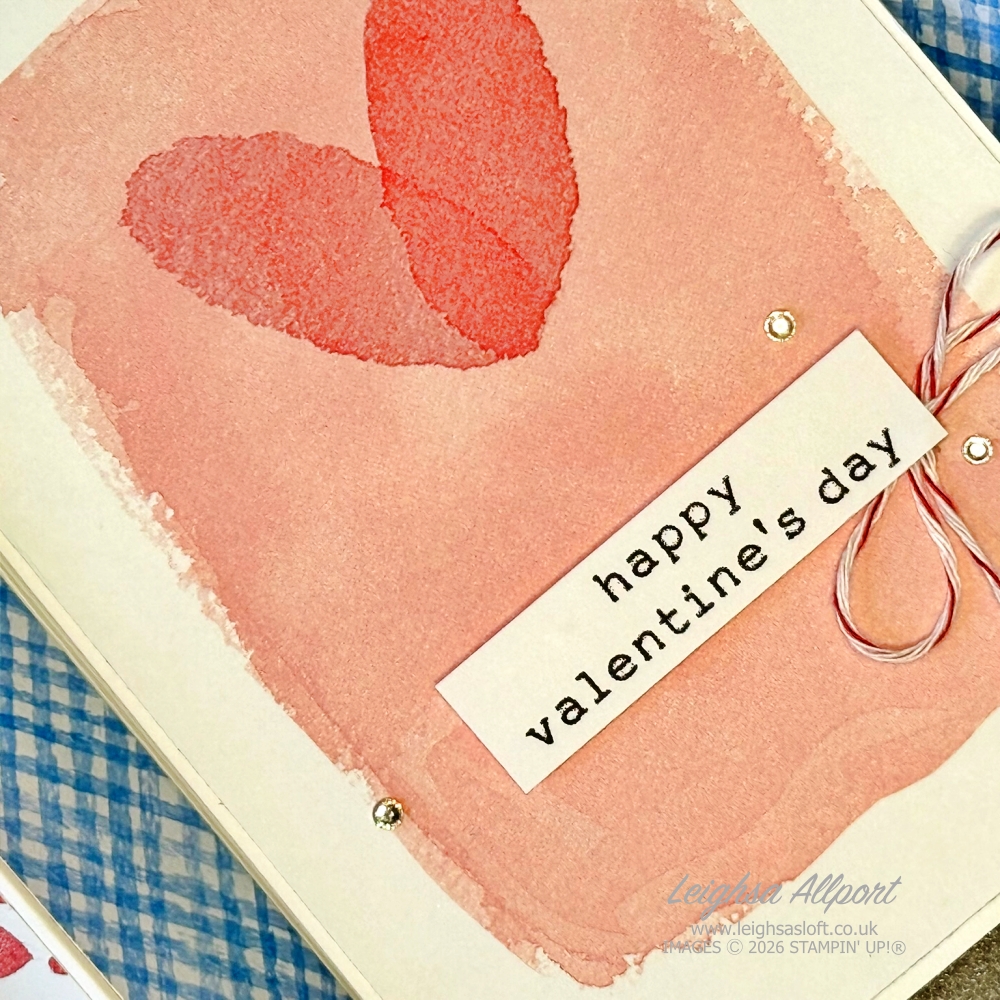 Love Notes Valentines Card. Simple fun fold.