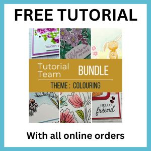 Free Tutorial with all online orders. March 26 - Colouring