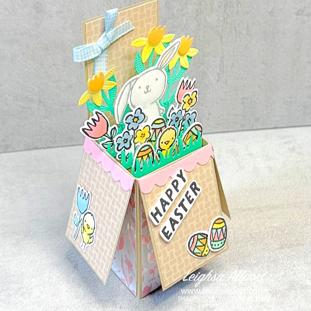 Simple Pop Up Box Card using the Easter Joy Suite