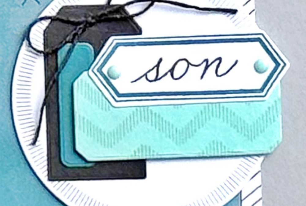 A Simple Masculine Card Using Layered Elements!