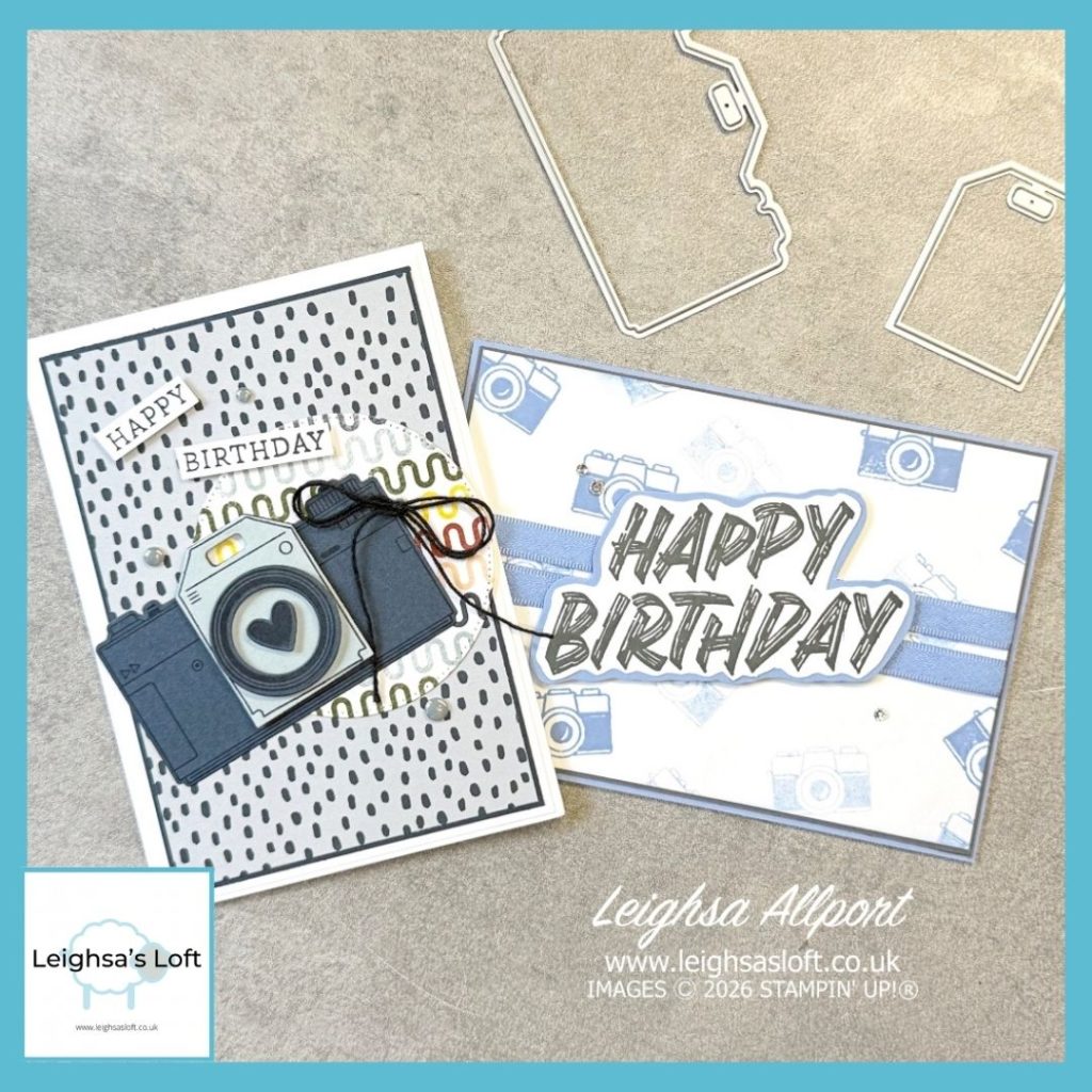 Happy Birthday card using the Capturing Smiles Bundle and Boho Vibes DSP.