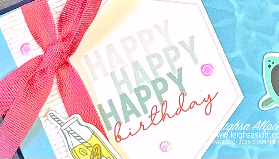 How To Create A Quick & Easy Seaside Card!
