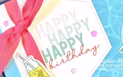 How To Create A Quick & Easy Seaside Card!