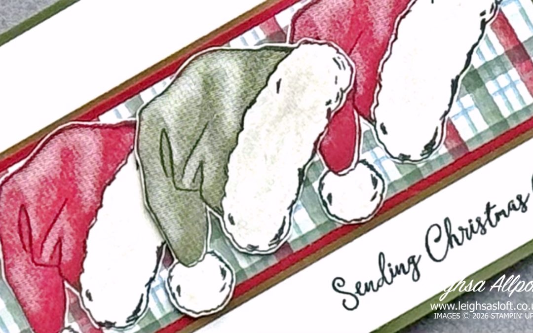 Sneak Peek – Santa’s Hat Christmas Card