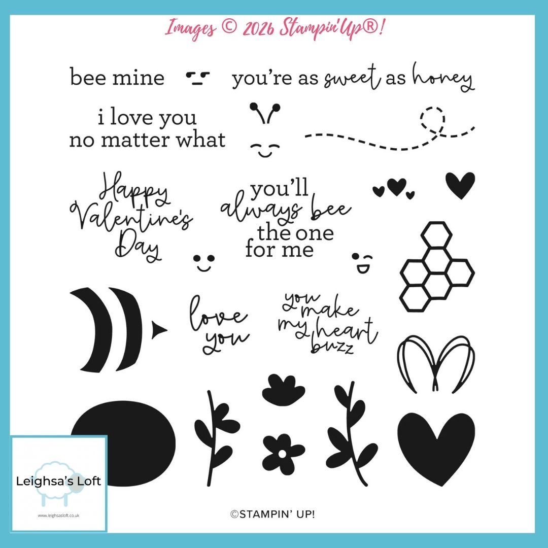 Bee My Valentine stamp set
